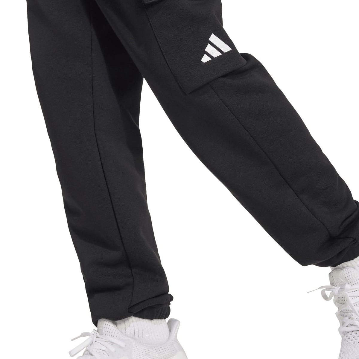 Adidas Essentials Cargohose Kinder Schwarz - Rückansicht (quadratisch)